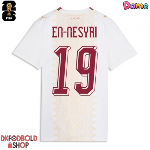 Marokko Youssef En-Nesyri #19 Udebanetrøje Dame VM 2026 Kort ærmer